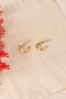 Heliophilia Silver Pendientes de Oro Dorados con Recubrimiento de Laca